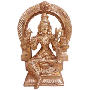 Raja Rajeshwari With Arch - Panchaloha