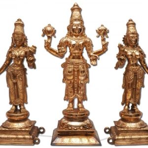 Panchaloga Perumal With Sridevi Bhudevi 6 Inch