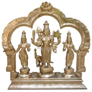 Panchaloga Murugar Set With Arch 5.5 Inch