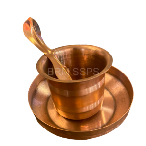 Copper Pancha Patra Set