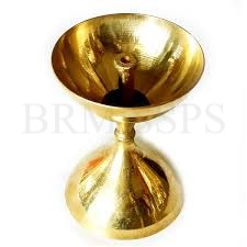 BRASS NANDADEEPAM 110 GRAMS 3 INCH