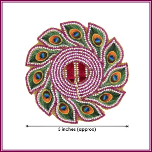 Lovely Pink Ladoo Gopal Vastra - size 1 No (5 inches diameter)